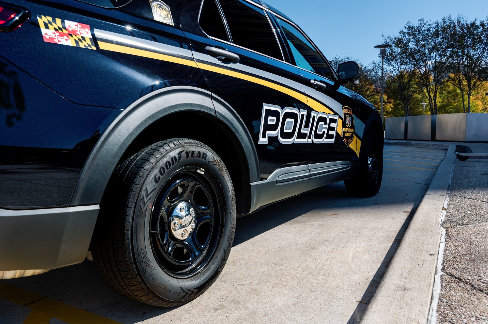 Marked transport police SUV