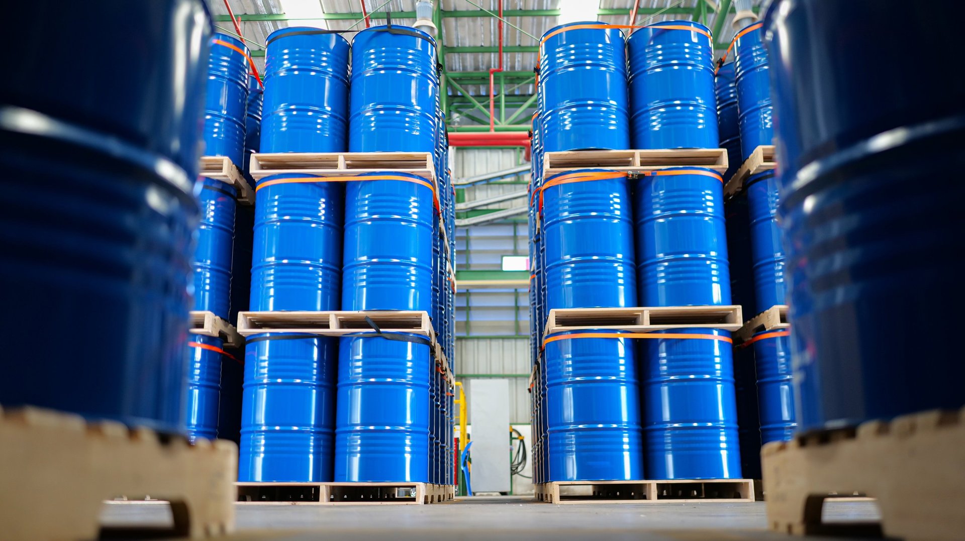 Industrial chemical storage terminal and manufacturing facility