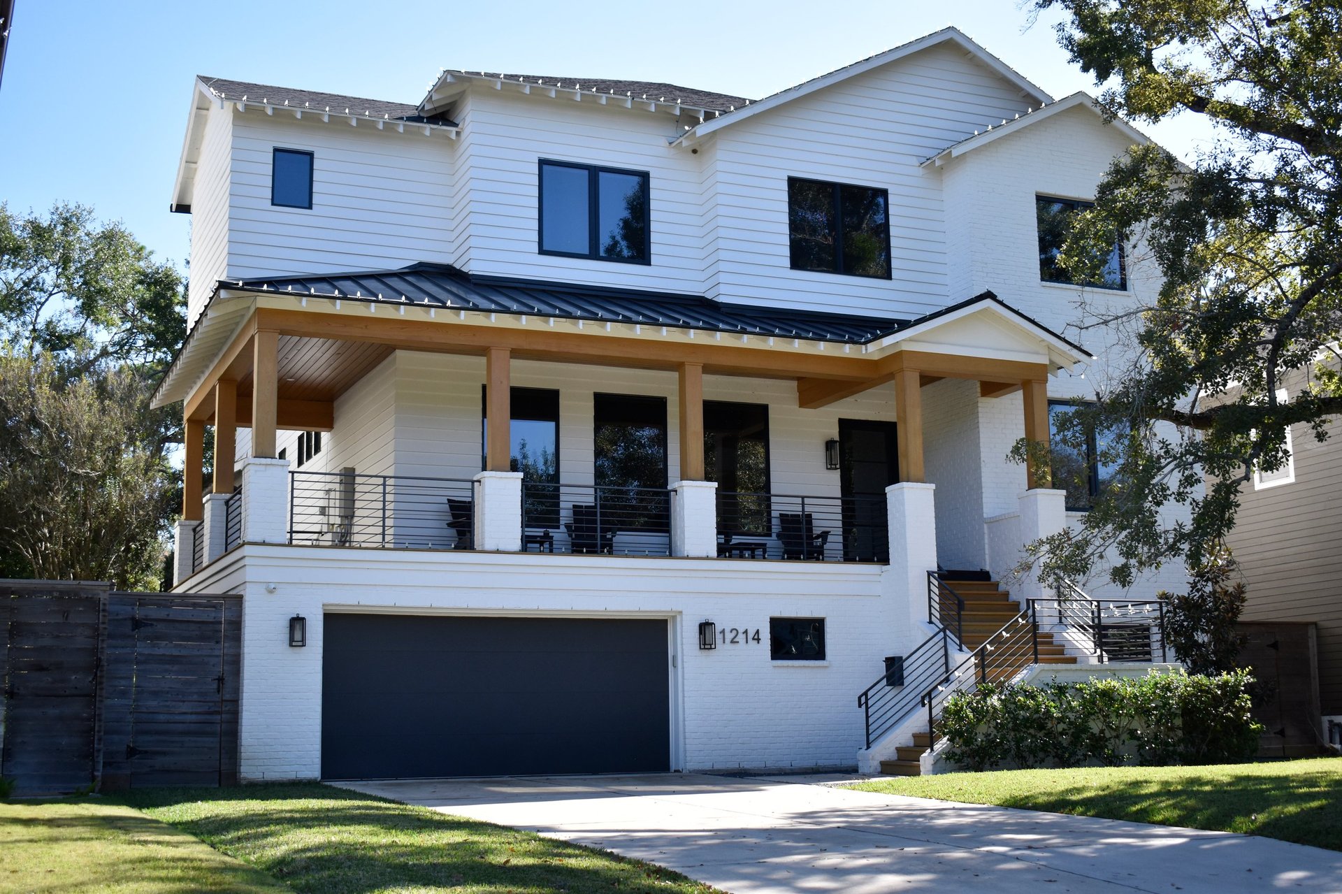 Luxury custom home exterior
