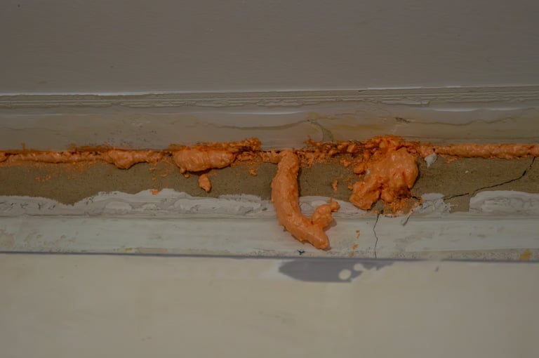 Professional mold inspection in residential space