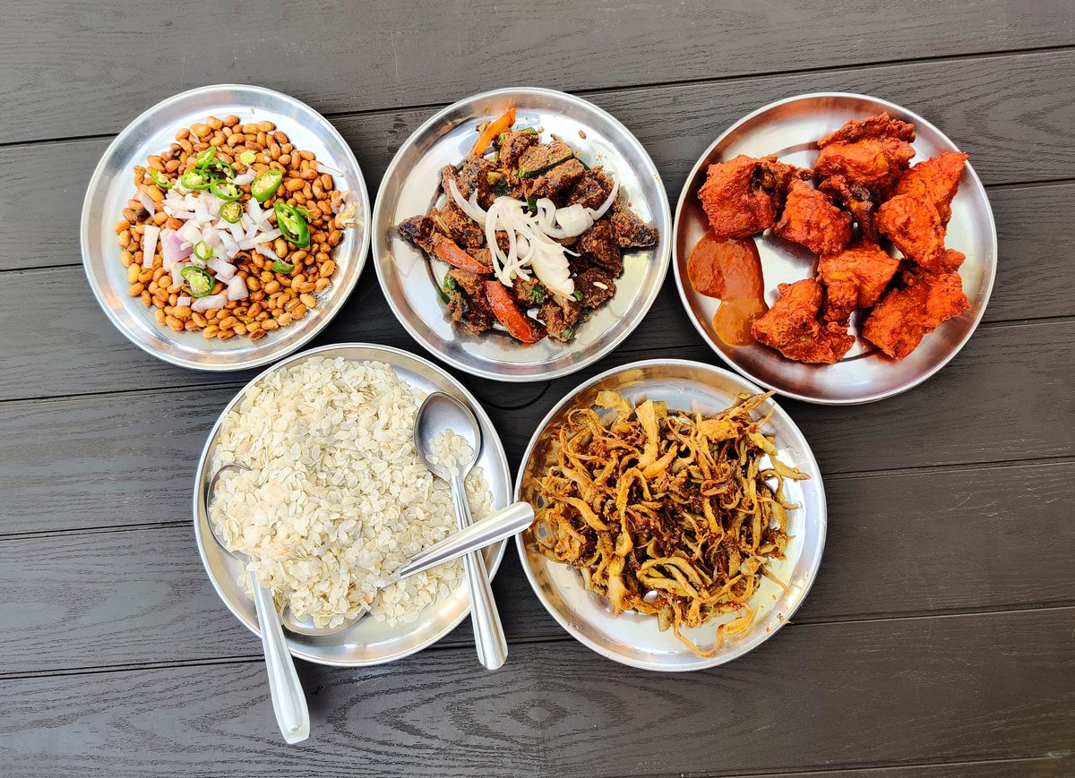 Traditional Nepali food platter prepared at Taste of Himalayas