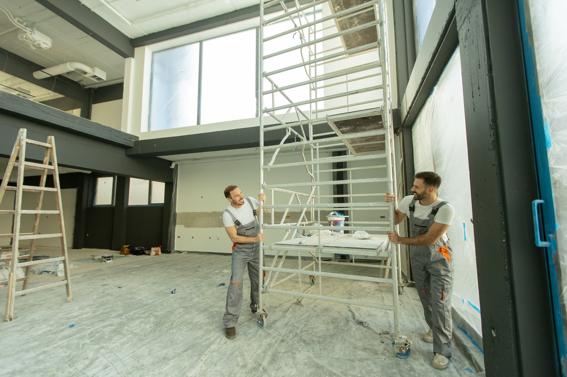 Commercial decorating project