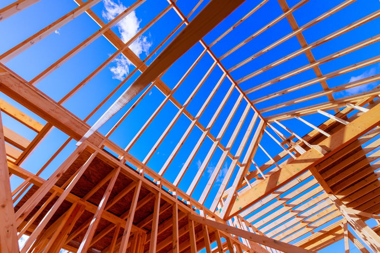 Structural steel beam construction