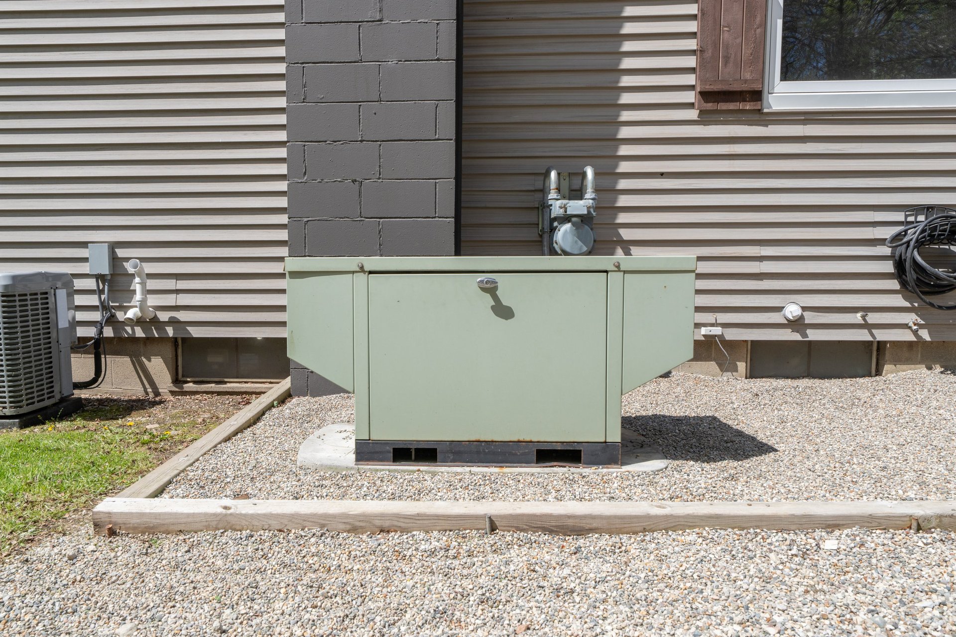 Home standby generator serviced and ready to supply power during grid outage — CN Electrical generator installation in Chilliwack, BC