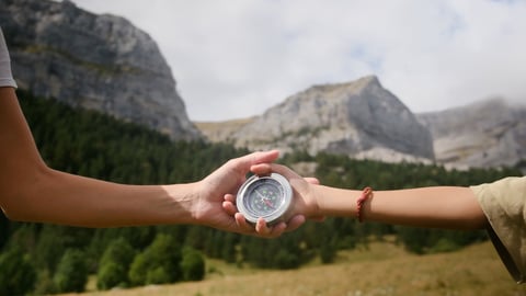 Mountain landscape symbolizing spiritual leadership and direction