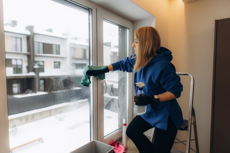 Residential window cleaning