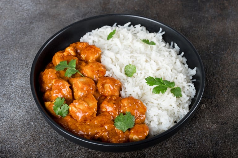 Indian chicken butter masala curry