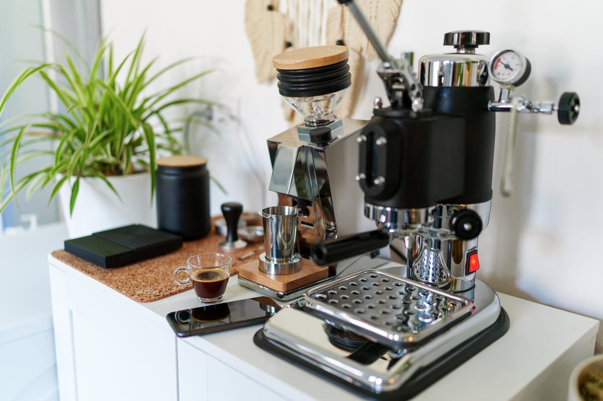 Home barista station — coffee as ritual