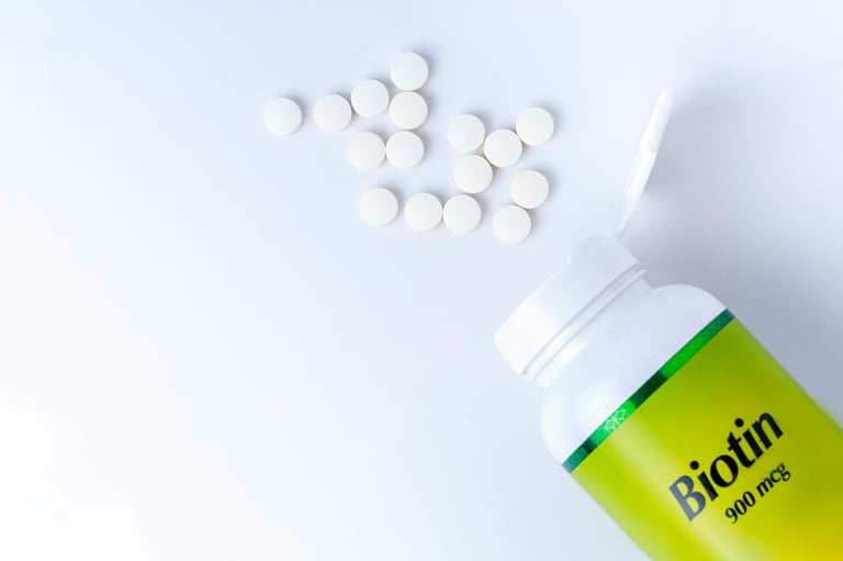 Biotin collagen supplement tablets and powder for hair skin and nails