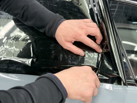 Professional window tinting service