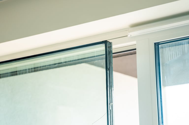 Clear replacement double glazed unit