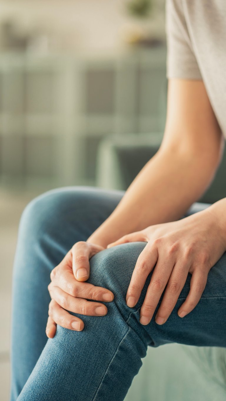 Paciente con dolor de rodilla — lesión musculoesquelética