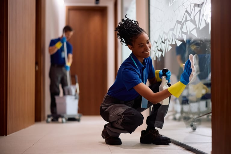 Move-out cleaning detail