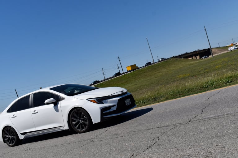 Toyota Corolla sedan — well-maintained fuel-efficient economy rental