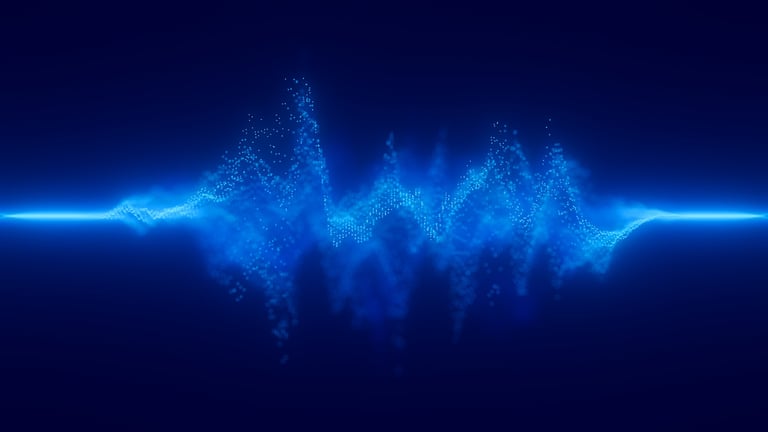 Audio waveform visualization