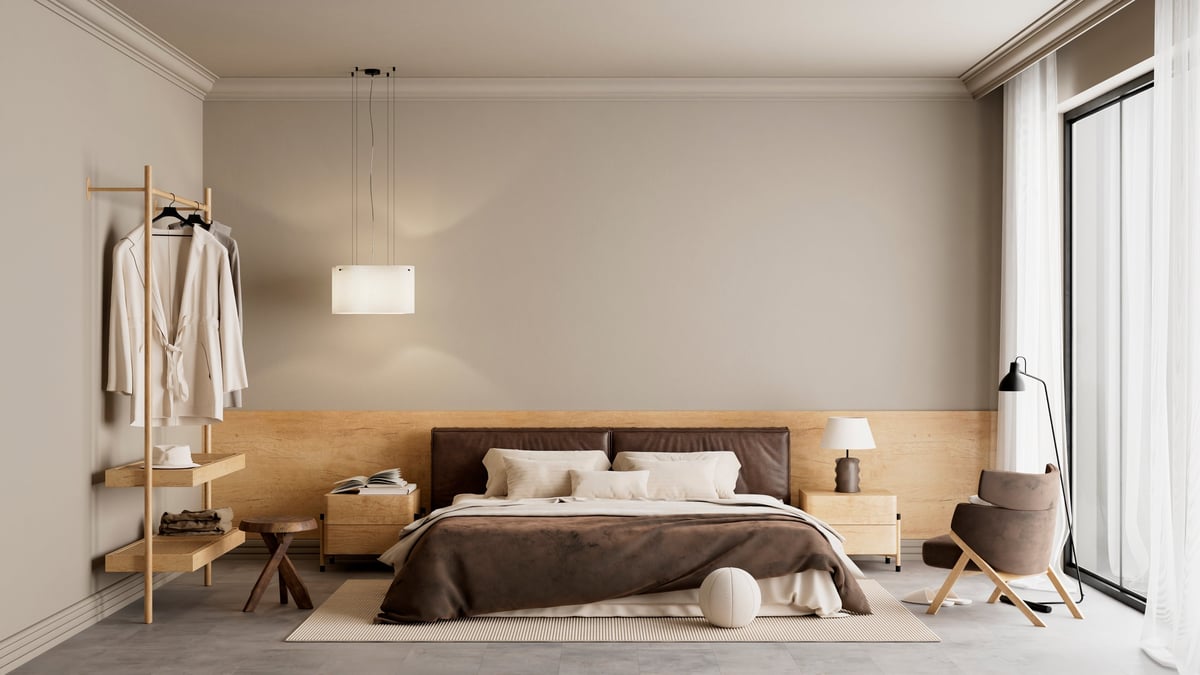 Studio apartment with modern furnishings