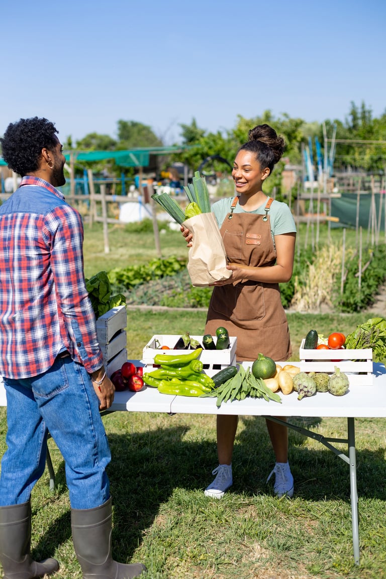 Fresh fruit and vegetables