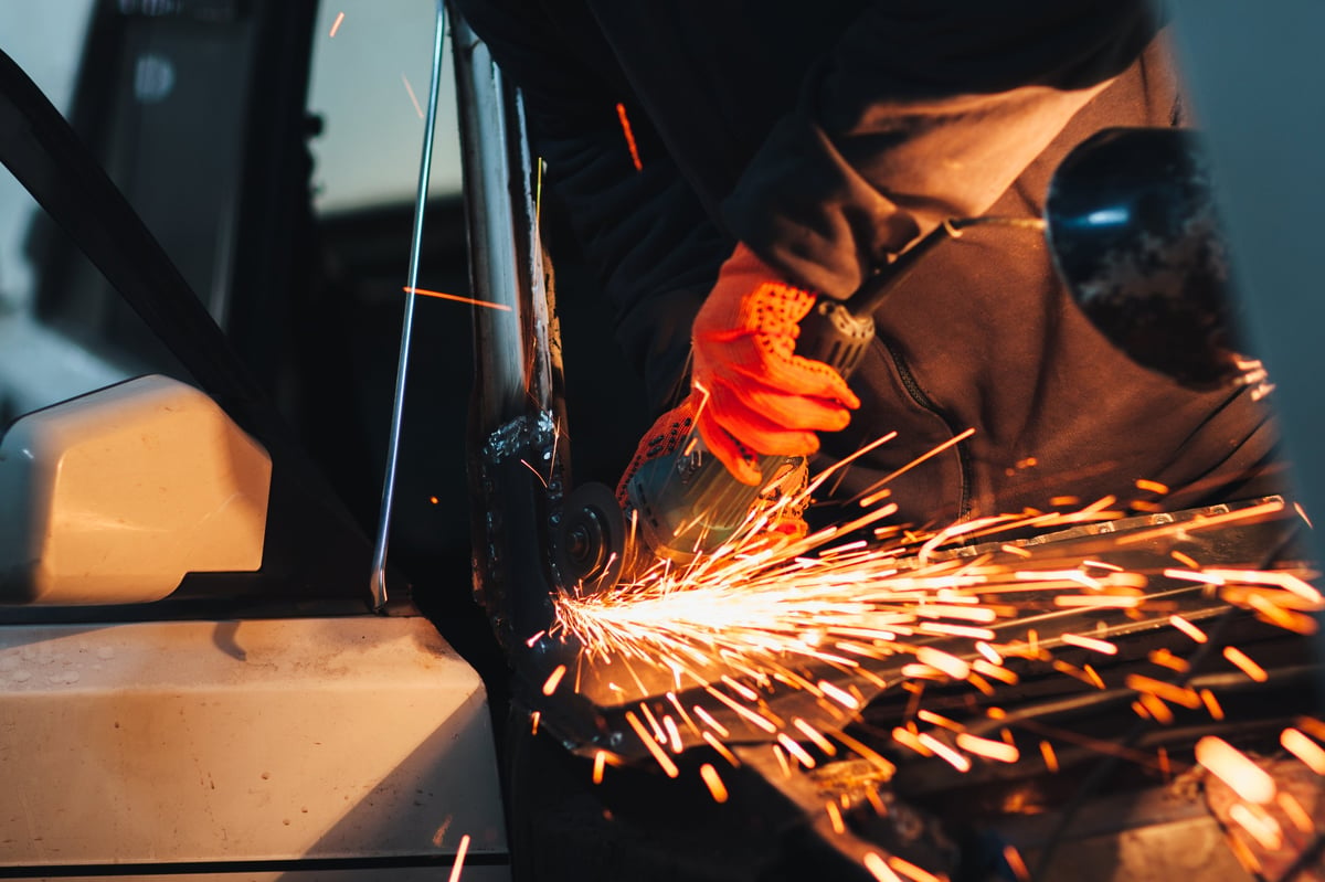Mobile welding and on-site repairs by On Point Construction