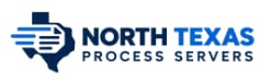 North Texas Process Servers logo with Texas state outline and horizontal lines