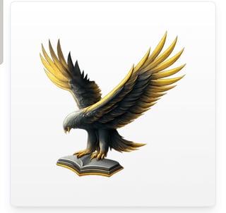 SideKick — black and gold eagle emblem