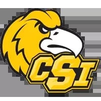 CST Eagle logo featuring a yellow and white eagle head with an angry expression and CST text below