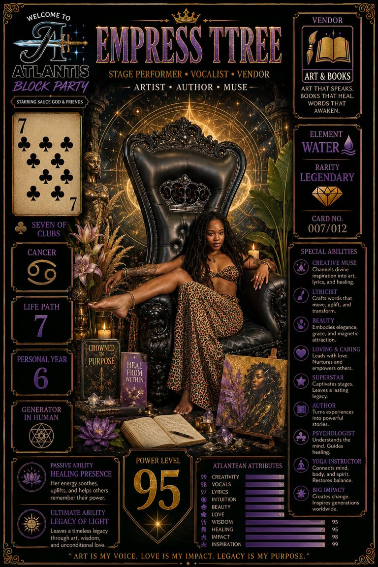 Empress Ttree Atlantis trading card