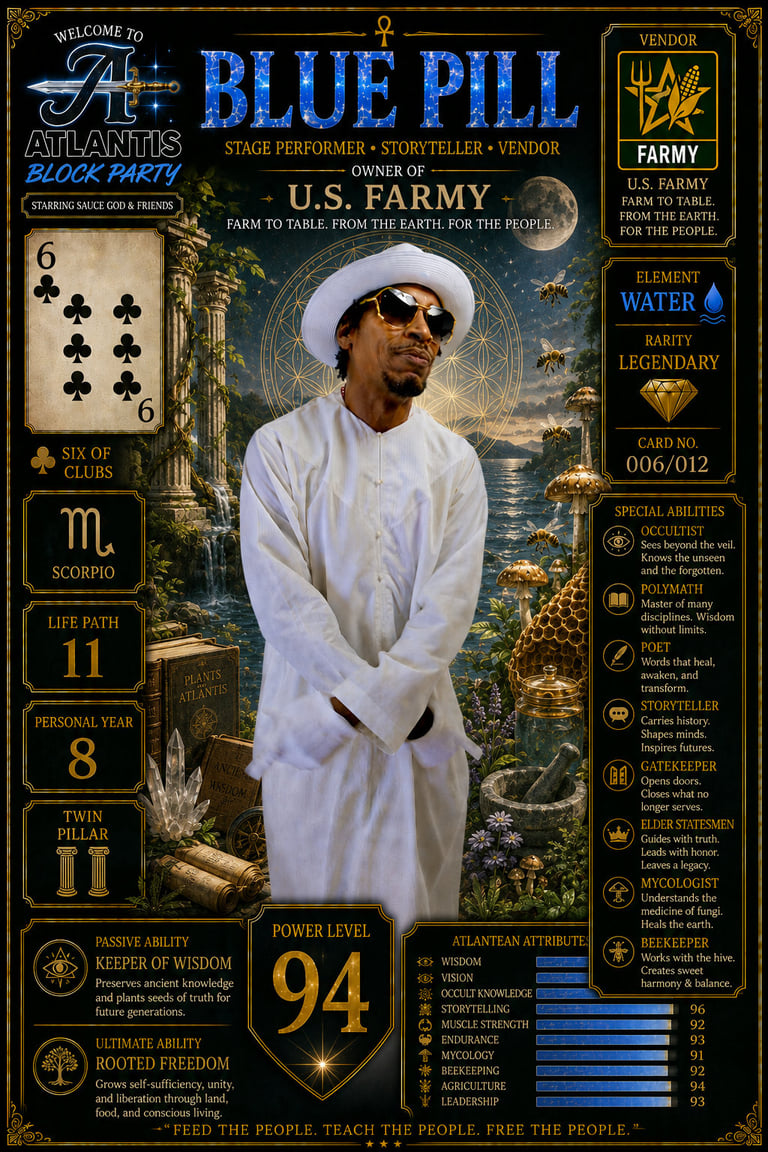 Blue Pill Atlantis trading card