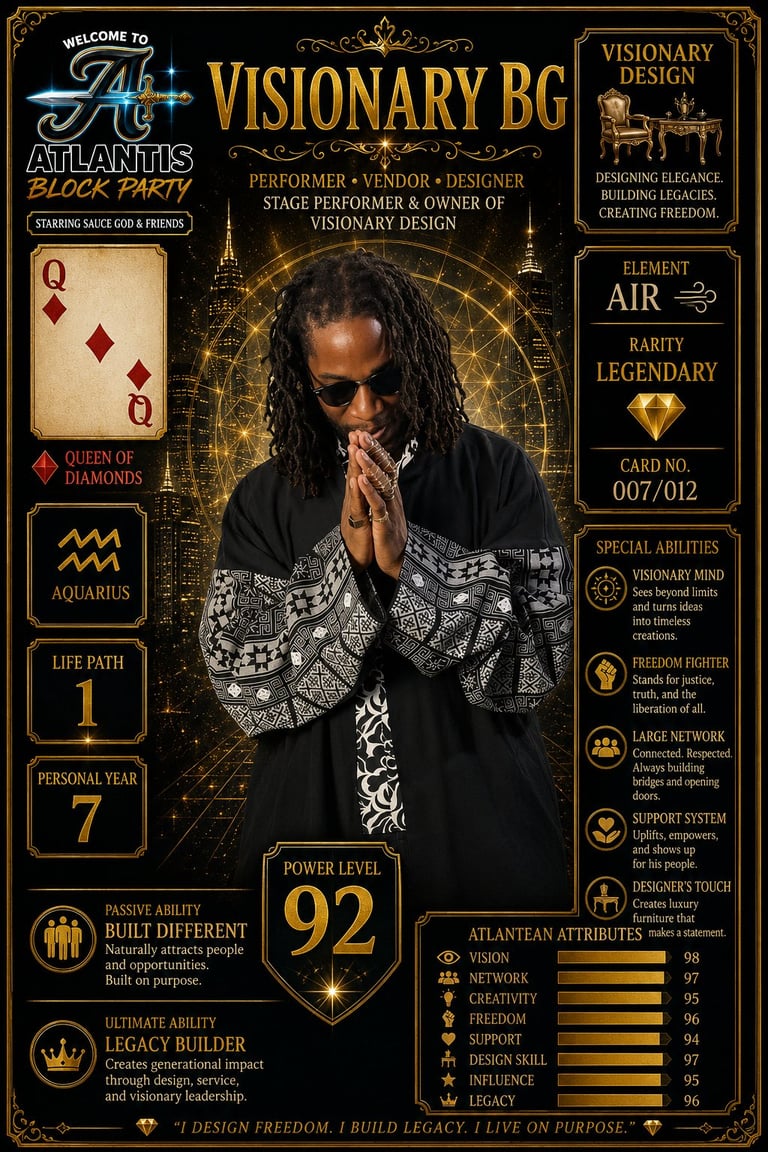 Visionary BG Atlantis trading card