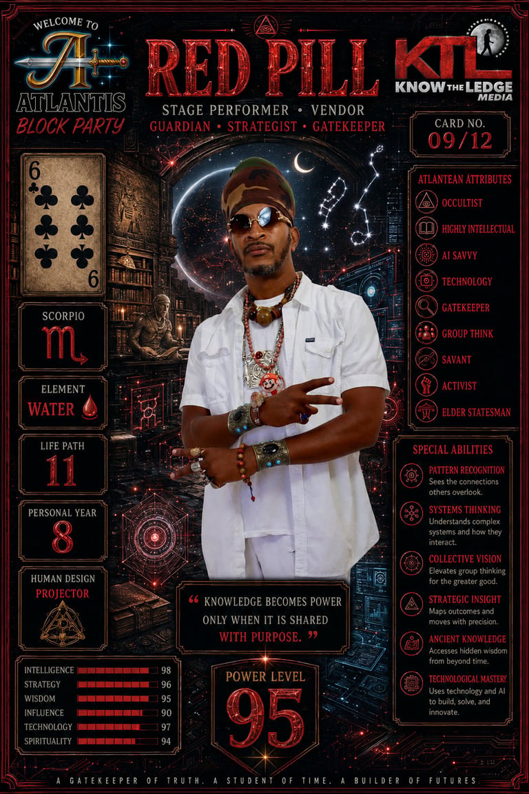 Red Pill Atlantis trading card
