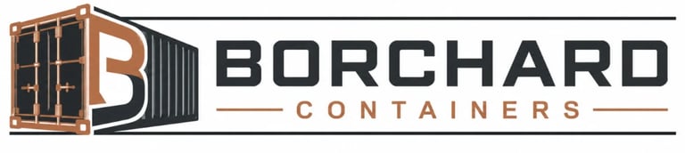 Borchard Containers logo featuring a stylized shipping container graphic