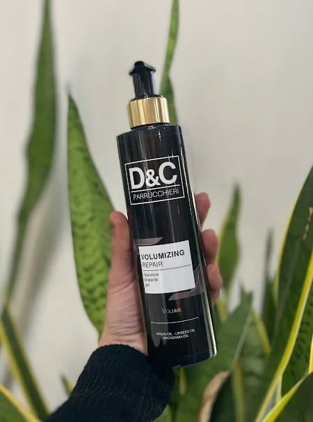 DeC Parrucchieri Volumizing Repair — trattamento riparatore in gel con oli di argan, macadamia e semi di lino