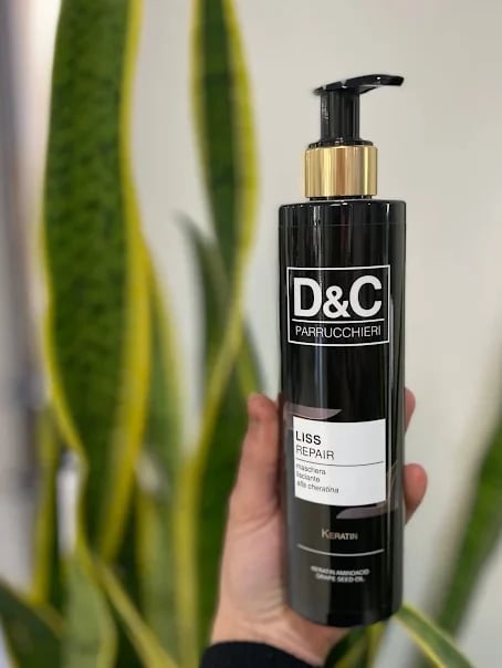 DeC Parrucchieri Liss Repair — maschera ristrutturante con cheratina e tecnologia filler