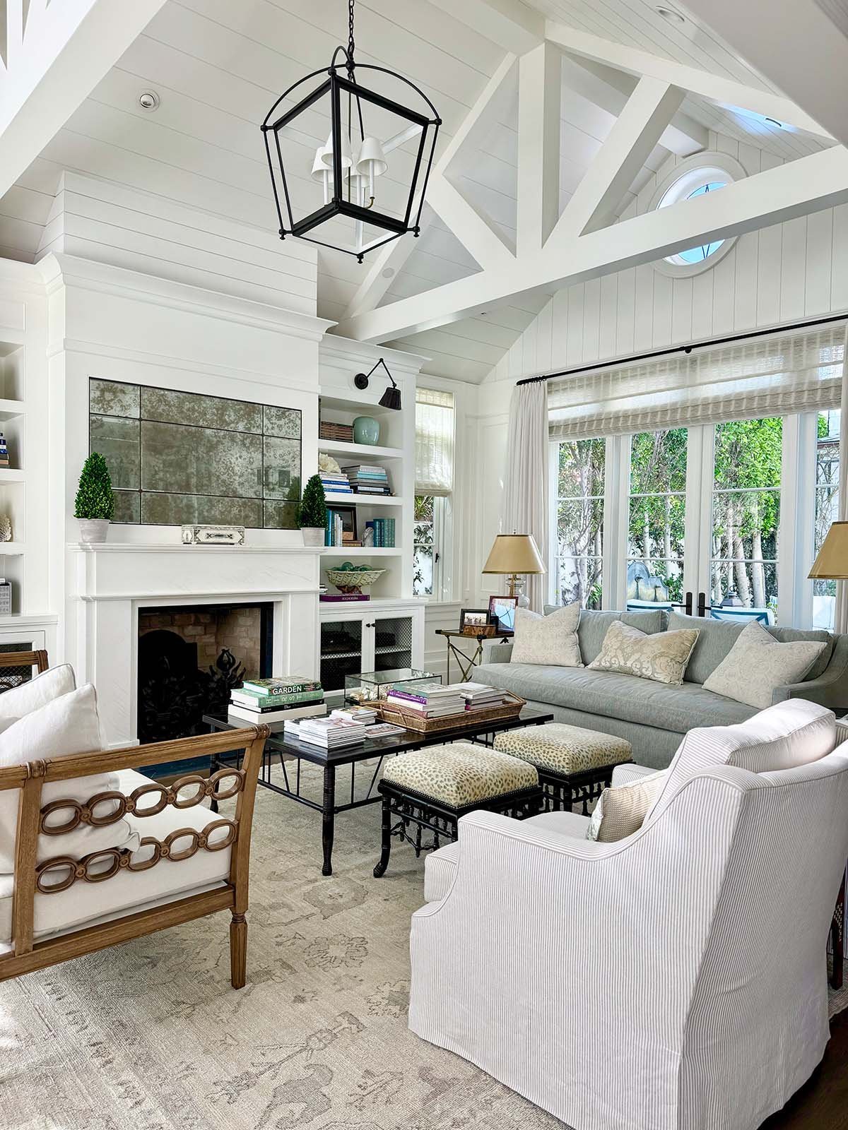 Vaulted Ceiling Living Room