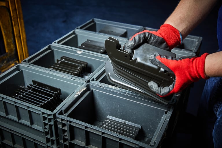 Sortier- und Verpackungsarbeiten