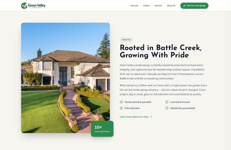 Custom Garden Design — Green Valley landscaping project