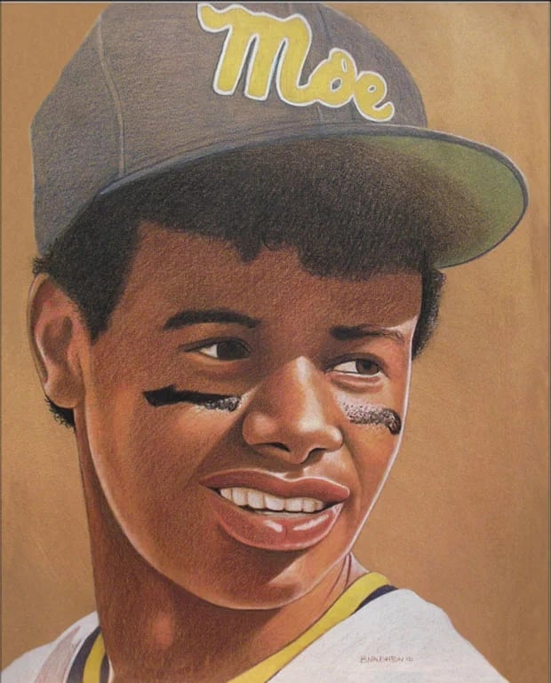 Brent Naughton, Ken Griffey Jr. Moeller High School baseball portrait.