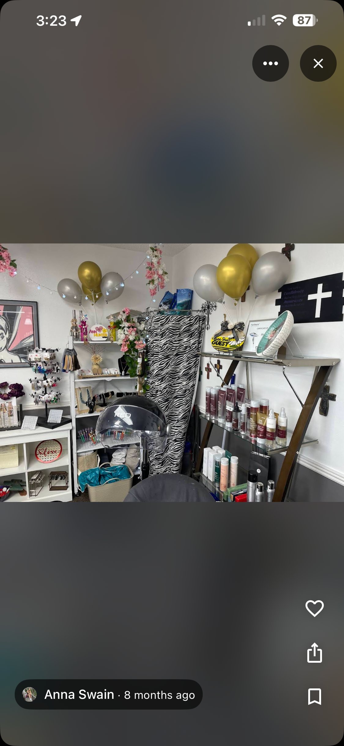 Ann Hunter Designs salon interior