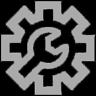 Gear and wrench icon