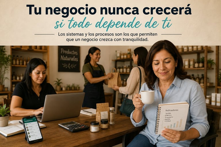 Tu negocio nunca crecerá si todo depende de ti