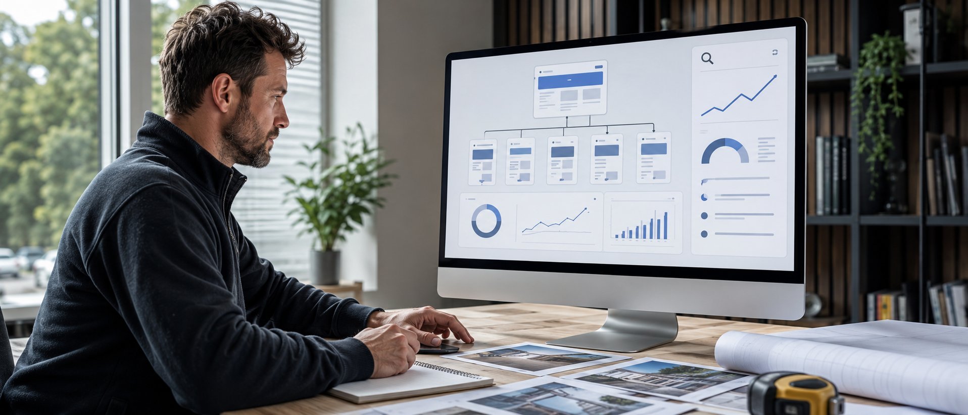 SEO-resultaten van een aannemerswebsite analyseren en verbeteren