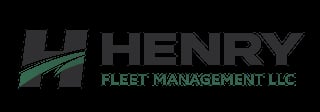 Henry Fleet Management LLC logo with gray H and green swoosh design