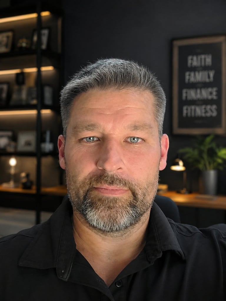Keith King, creator of the F4 Blueprint, in a modern gym or fitness studio