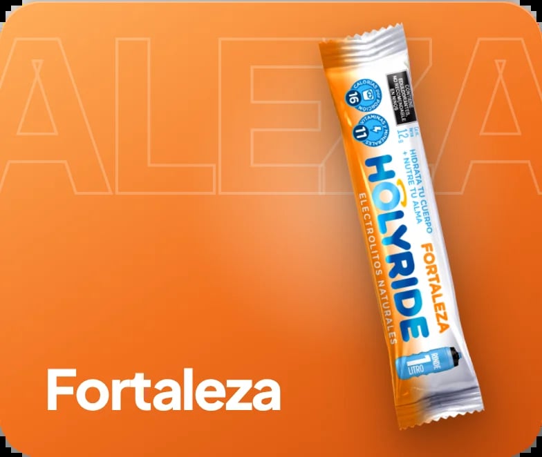Sobre oficial HOLYRIDE sabor Fortaleza sobre el color del sabor.