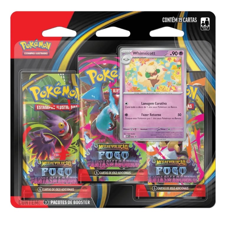 Blister Quádruplo Megaevolução 2 - Fogo Fantasmagórico - Sneasel