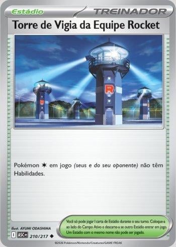 Torre de Vigia da Equipe Rocket (210/217)