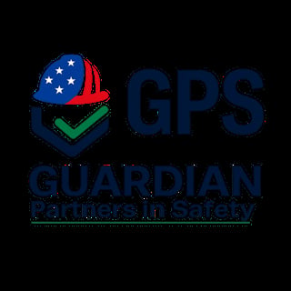 GPS Guardian Partners in Safety logo featuring a hard hat with American flag and green checkmark