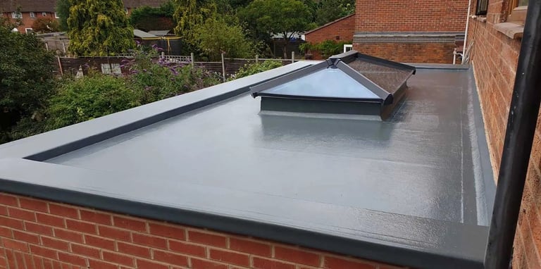 Flat Roof with Skylight