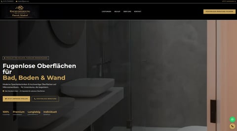 Raumveredelung Patrick Nixdorf — Fugenlose Oberflächen