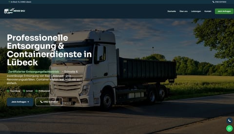 Mense Bau — Professionelle Entsorgung & Containerdienste in Lübeck
