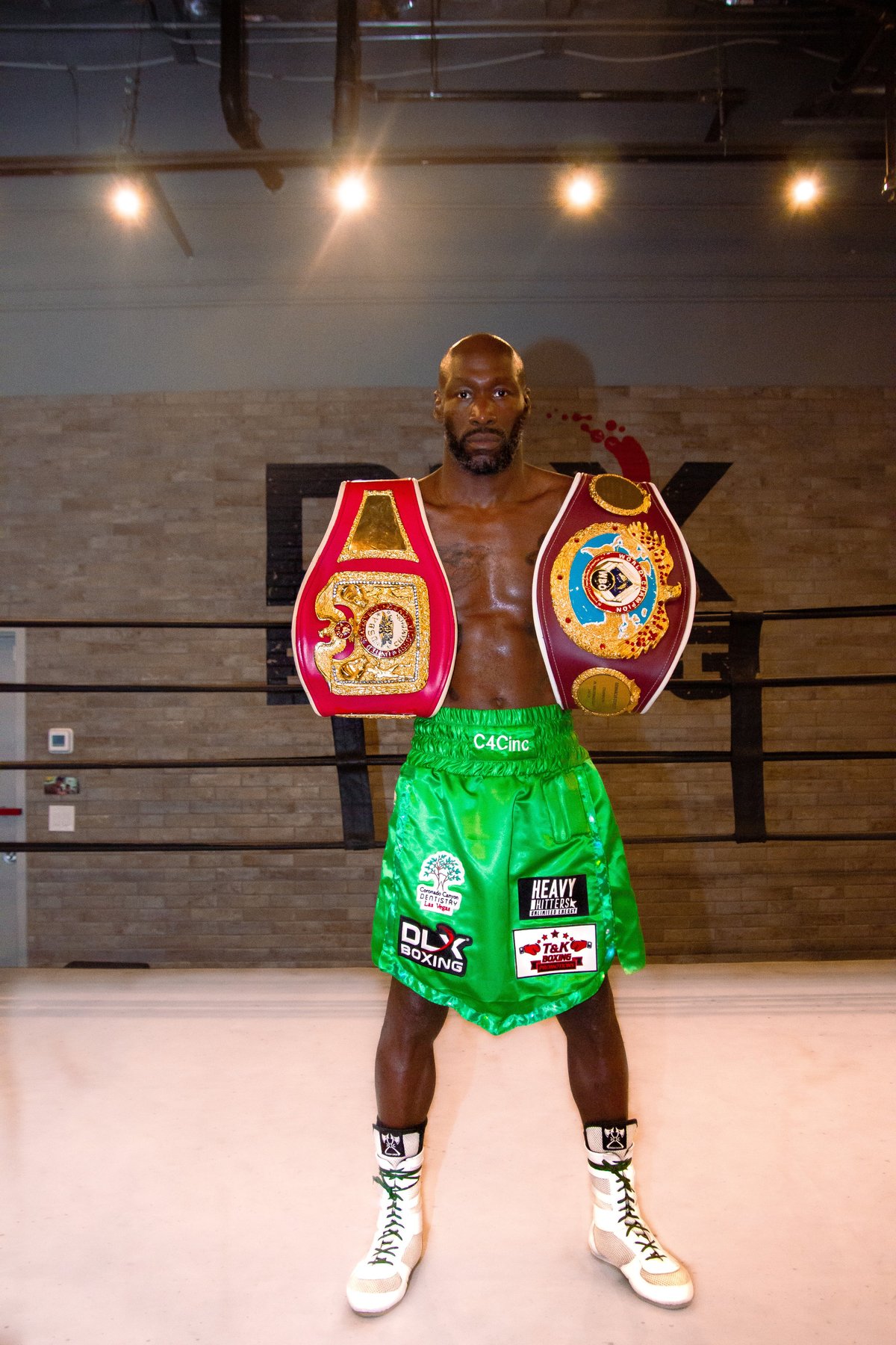 Two belts at the training facility.